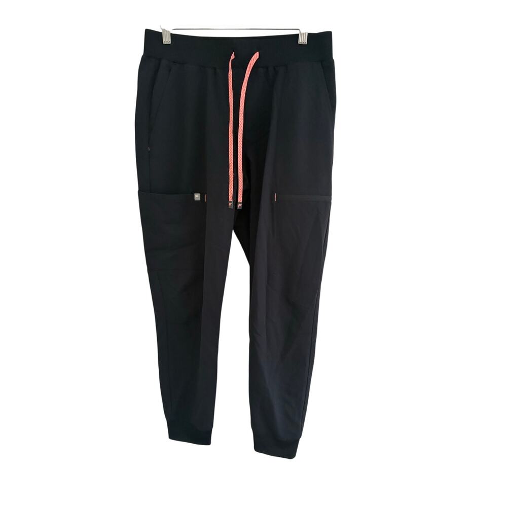 NWT Fabletics Womens Medium Short (READ) On Call Scrub Jogger Black READ